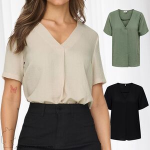 Business Shirt Mesh VIELLETTE Oberteile & Oberteil Langarm VILA Bluse Lockere Transparent | direkt Kordel Elegantes bestellen mit Shirts