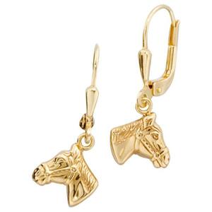 Kinder Boutons Pferd Pferde 925 Silber Ohrringe Ohrhänger | Kinderschmuck  direkt bestellen