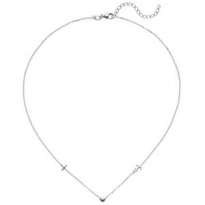 Collier Halskette Glaube Liebe Hoffnung 925 Sterling Silber 43 cm |  Halsschmuck direkt bestellen