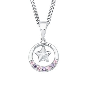 Mond/Sterne Lillifee Mädchen | 2035335 Kinder Halskette bestellen Silber Zirkonia Halsketten Prinzessin direkt