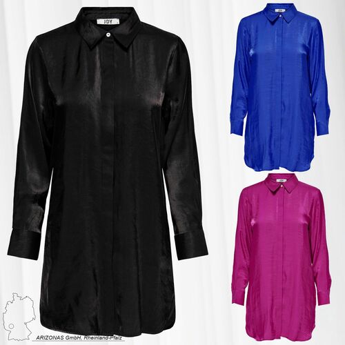 Bluse Business Oberteile Satin Oberteil direkt & Shirts JDYPARIS Hemd Damen bestellen Glänzendes Basic Oversized Tunika | JDY Langes
