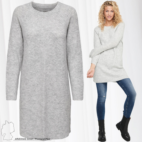 ONLY Strickkleid Langarm | ONLCAROL Kleider Pullover direkt bestellen Knitted Mini Shirt Oberschenkellang Dress
