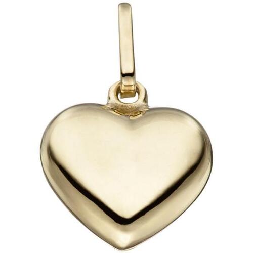Anhänger Herz 925 Sterling Silber Gold vergoldet Herzanhänger | Anhänger -  Medaillons direkt bestellen