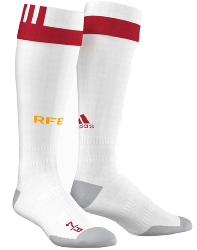 Adidas Spanien Stutzen EM 2016 Fußballsocken Socken Kniestrümpfe weiß/rot/grau  | Marke direkt bestellen